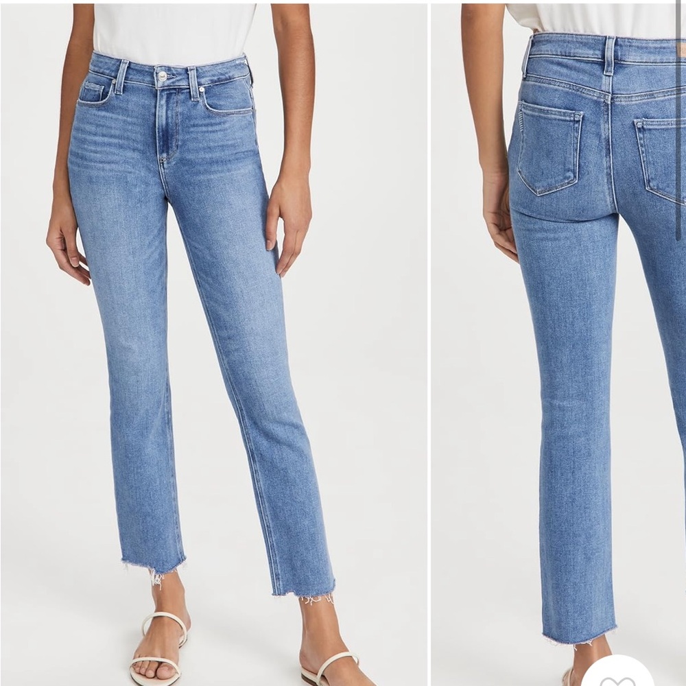 PAIGE Cindy Jeans with Raw Hem